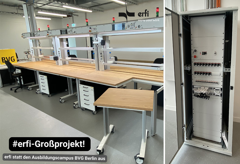 #erfi-Großprojekt BVG Berlin_Fachraumaustattung